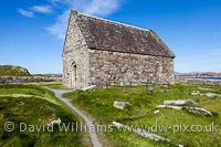 St Oran`s Chapel at Iona Abbey, Iona.